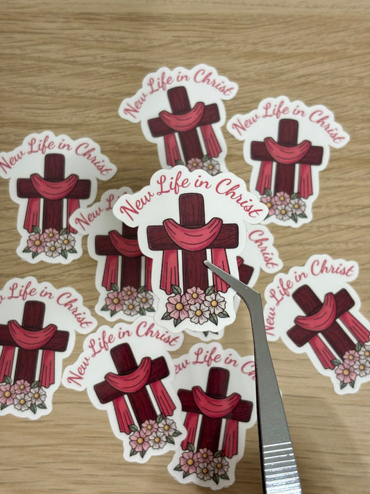 New Life In Christ Sticker
